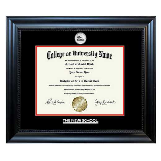 Heritage Frames Premium Classic 11”x14” - Suede Black Mat - Embossed with seal and logo